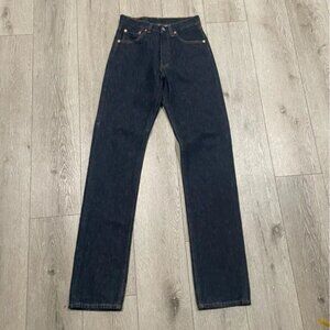 Nwot vintage 90s Levi’s 501 button fly jeans dark wash women’s 27x34 USA